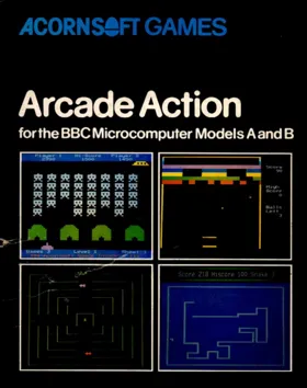 Arcade Action (1982)(Acornsoft)[h TSTH] box cover front